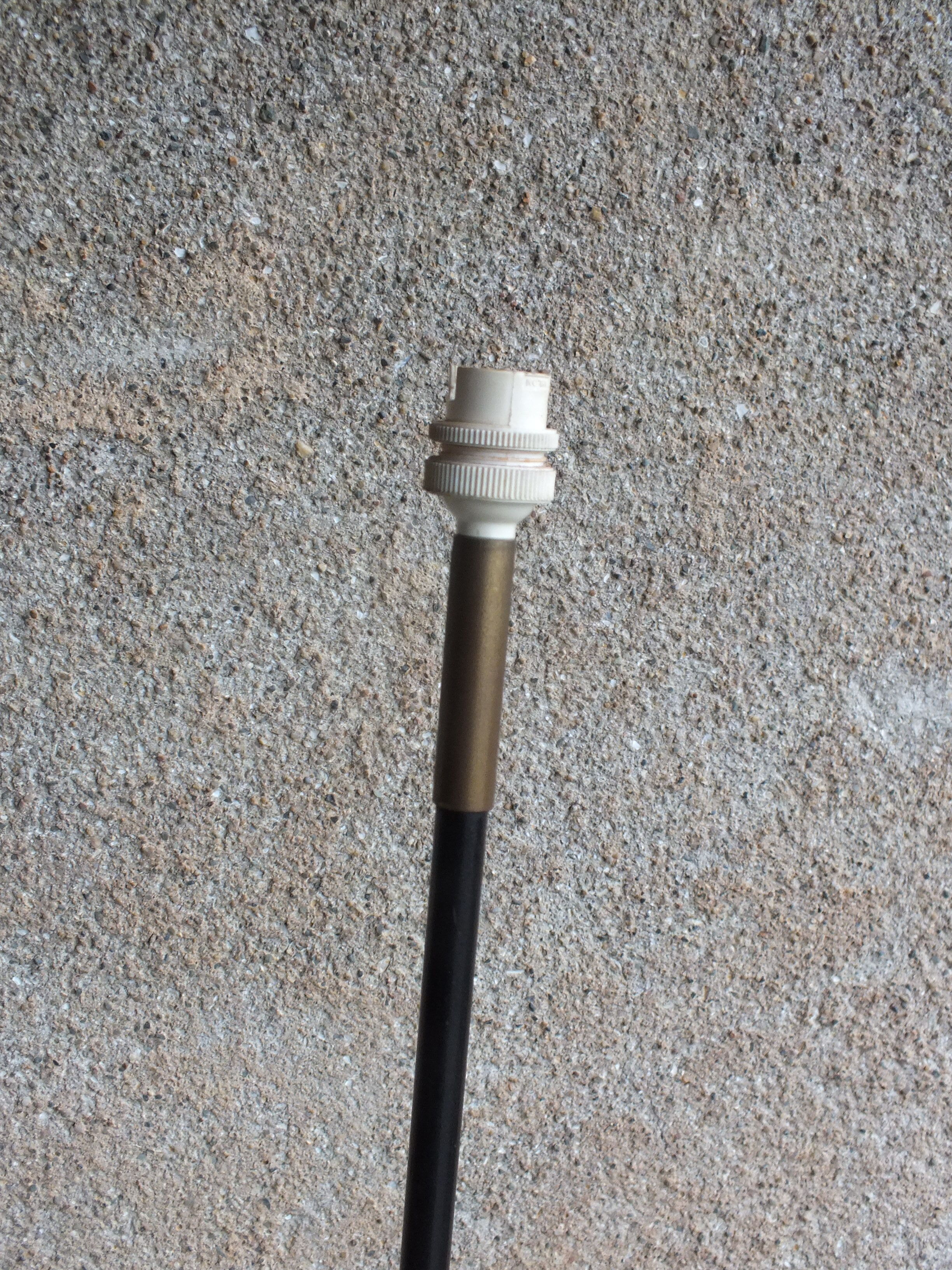 Floor lamp "painter's palette" 50s with 2 arms of light