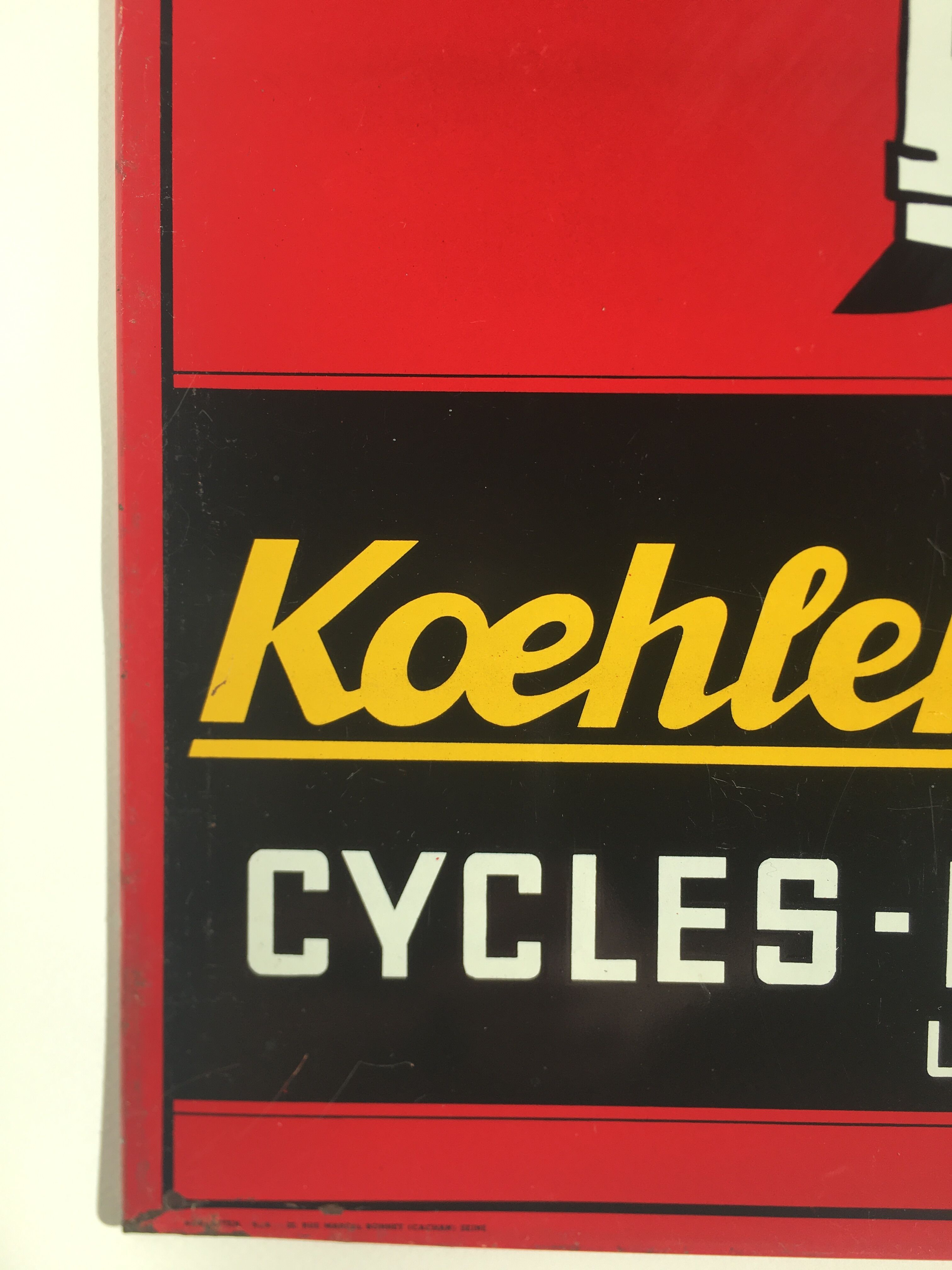 Advertising lithographed plate