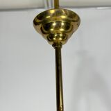 Lustre en verre incurvé du milieu du siècle des années 50