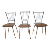 Set of 3 formica chairs