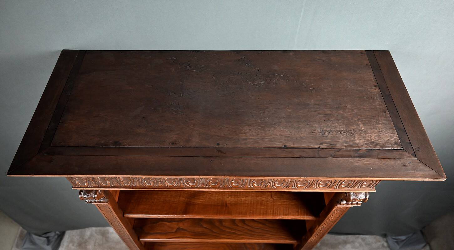 Small Walnut Library – Early 20th Century