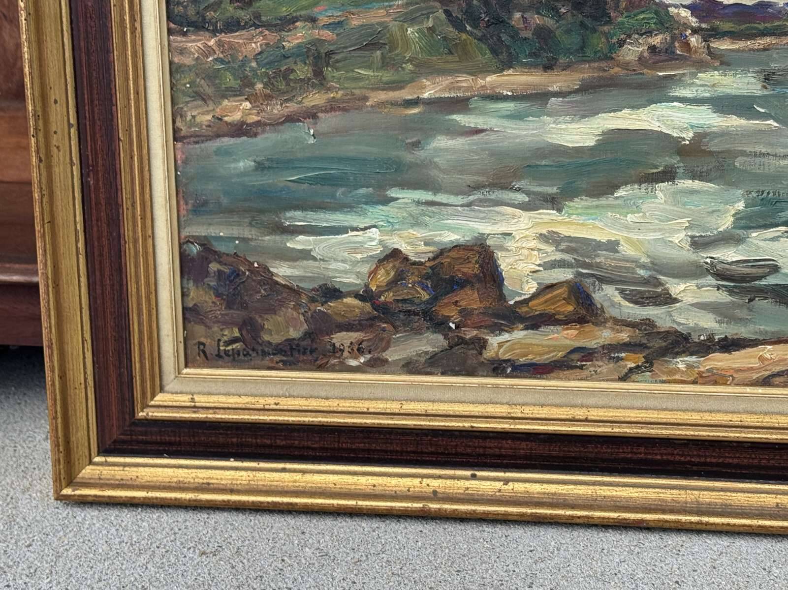 Oil on canvas signed Robert Leparmentier (1893-1975)