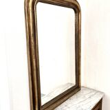 Antique Louis-Philippe gilded mirror “Apoline”