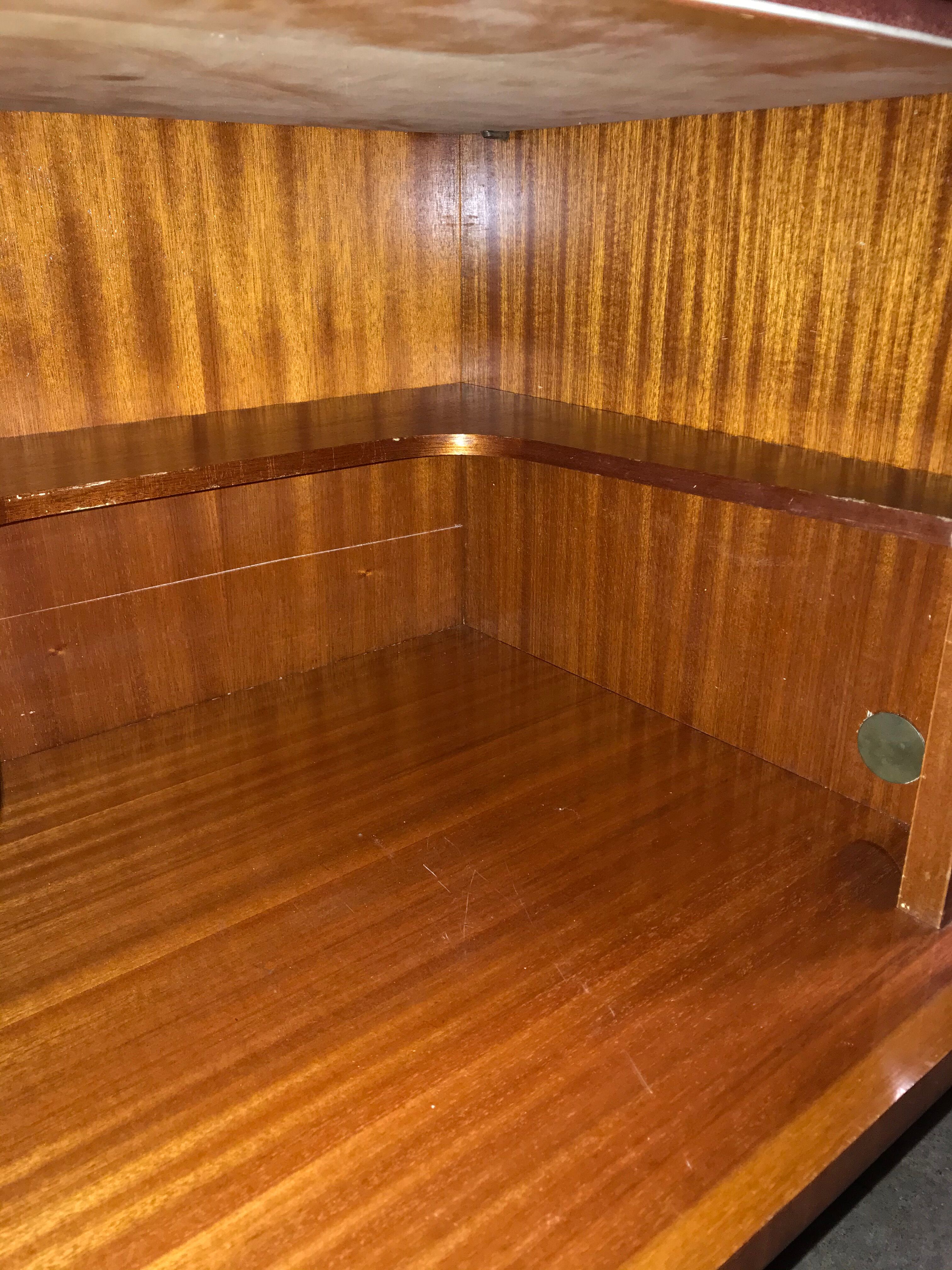 Sideboard wood varnished years 50