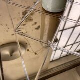 60s coffee table with pink mirror