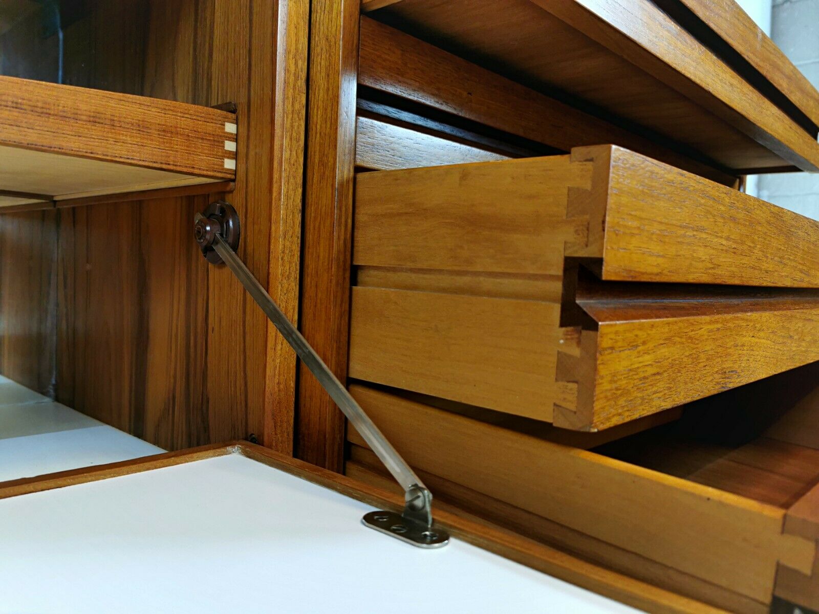 1960s Poul Cadovius Teak Shelving Wall Unit System Mid Century Vintage Danish