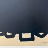 Original lithograph with cutout by Eduardo CHILLIDA, Untitled, 1999