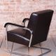 Bauhaus Armchair in Chrome and Leather from Hynek Gottwald, Czech, 1930s