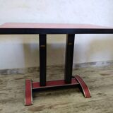 Red bistro table 50s