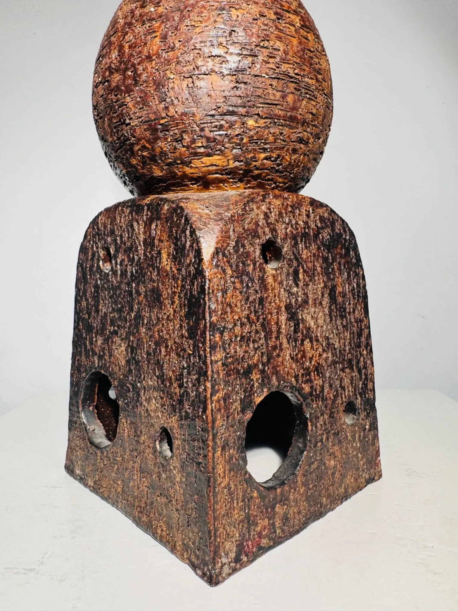 Stoneware Table Lamp By Pieter Groeneveldt, The Netherlands, Circa 1950S