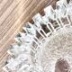 Glass ashtray with ICE pattern by Pukeberg, Swedish design, Scandinavian.