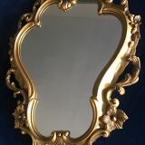 Golden resin mirror