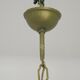 French Vintage 3 Light Cage Chandelier Hand Painted Floral Design