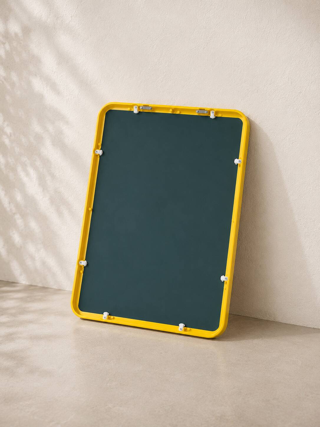 Pair of vintage yellow mirrors — 70s/80s