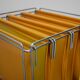 70s Orange magazine holder by Max Sauzé
