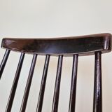 Set of 4 scandinavian teak chairs 60s