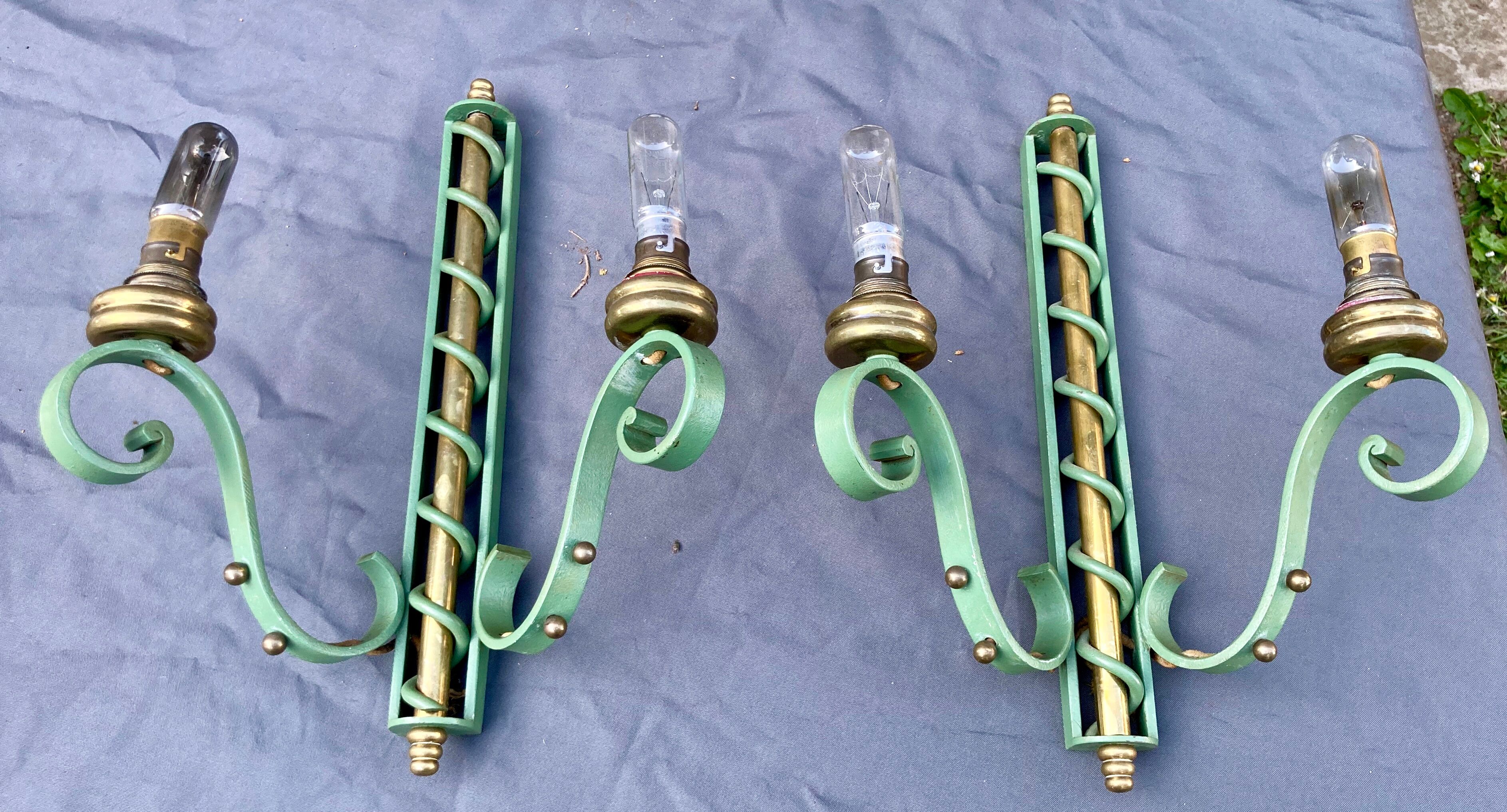 Pair of wall lamps 1940/1950