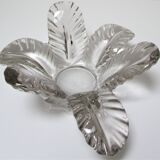 Flower candle holder glass centerpiece Pierre d'Avesn