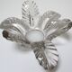 Flower candle holder table centre glass Pierre d'Avesn