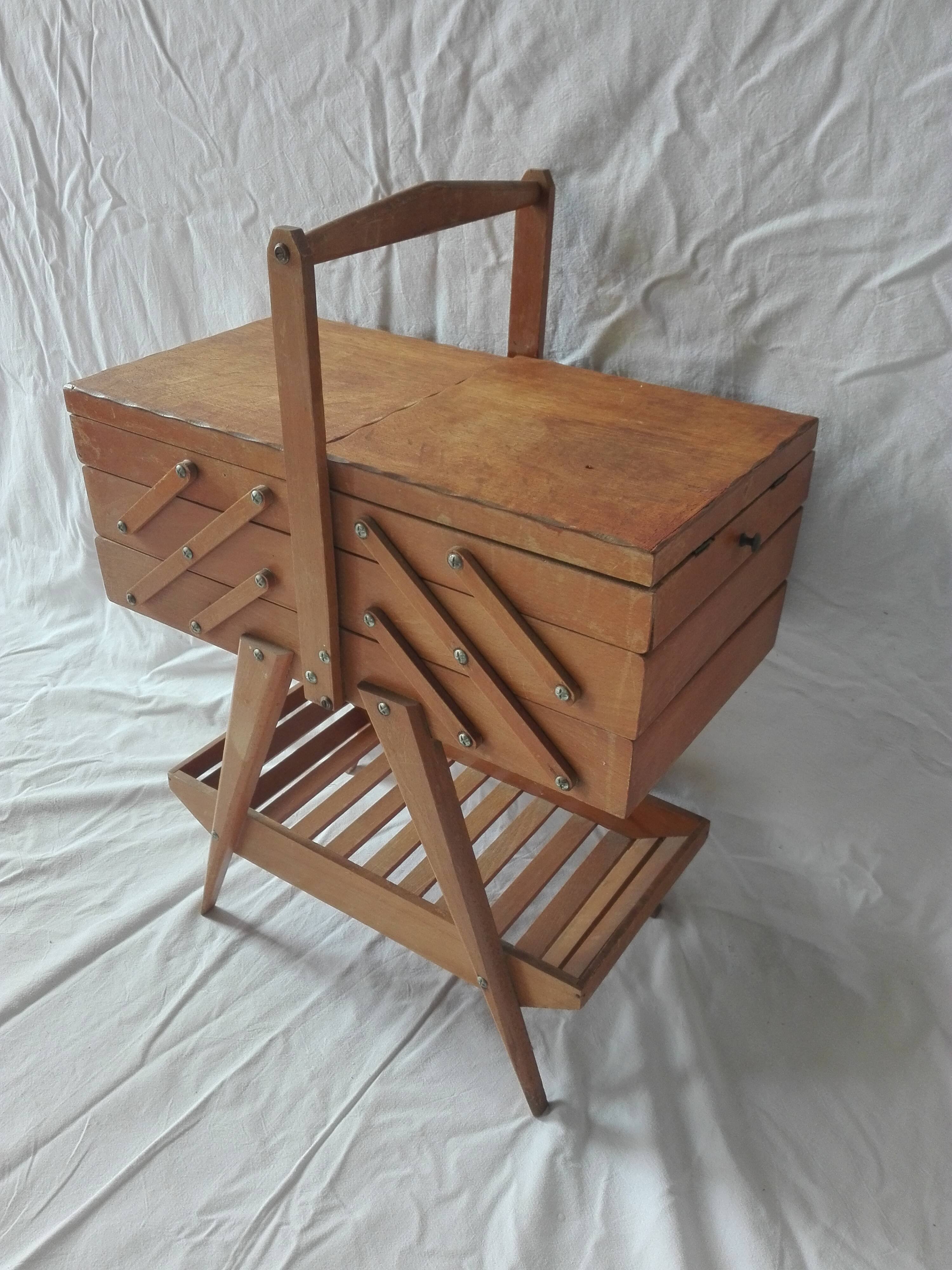 Vintage sewing basket