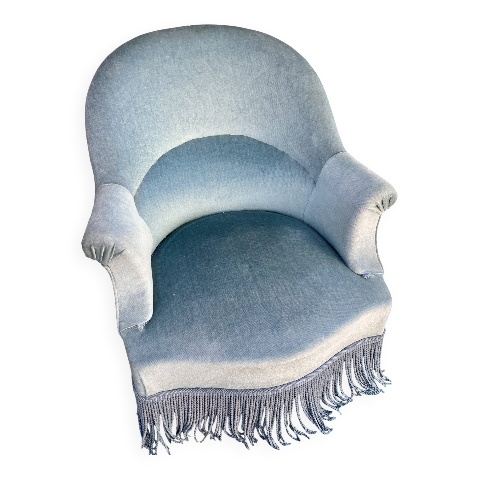 Toad Chair - electric blue - with its cushion