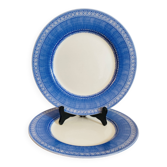 Lot de 2 assiettes Churchill Out of the Blue vintage Inspired by Mary Gilliatt