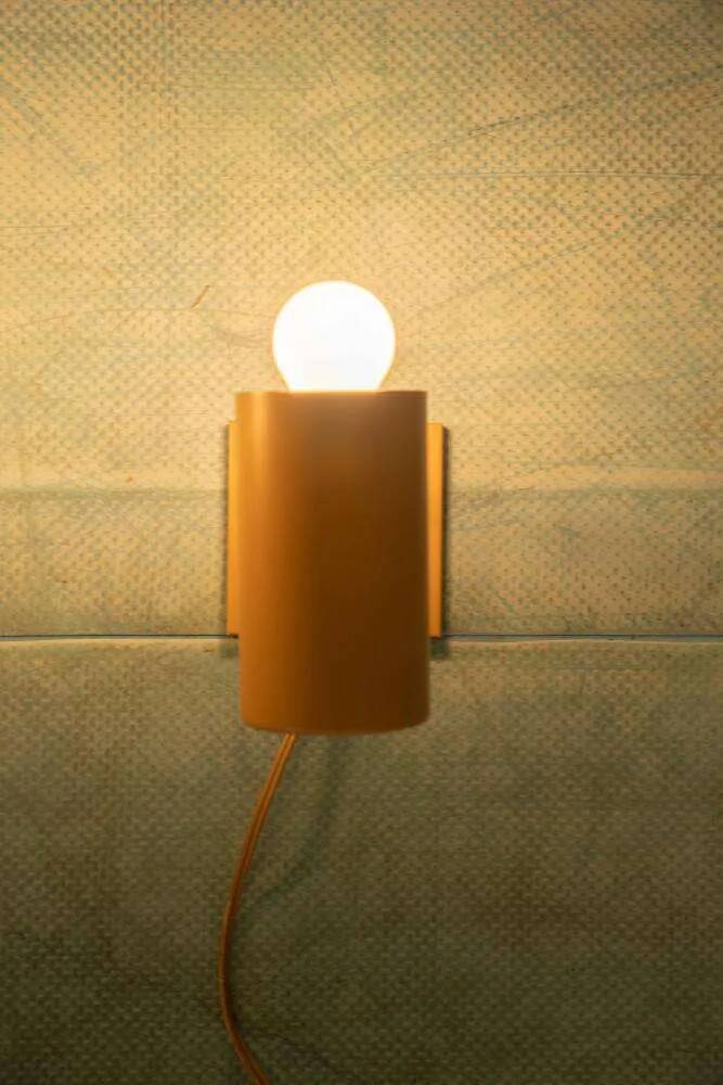 Vintage set of Danish wall lamps Fog&Mørup pastel Jo Hammerborg