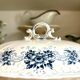 Sarreguemines tureen in iron clay, “Aida” service