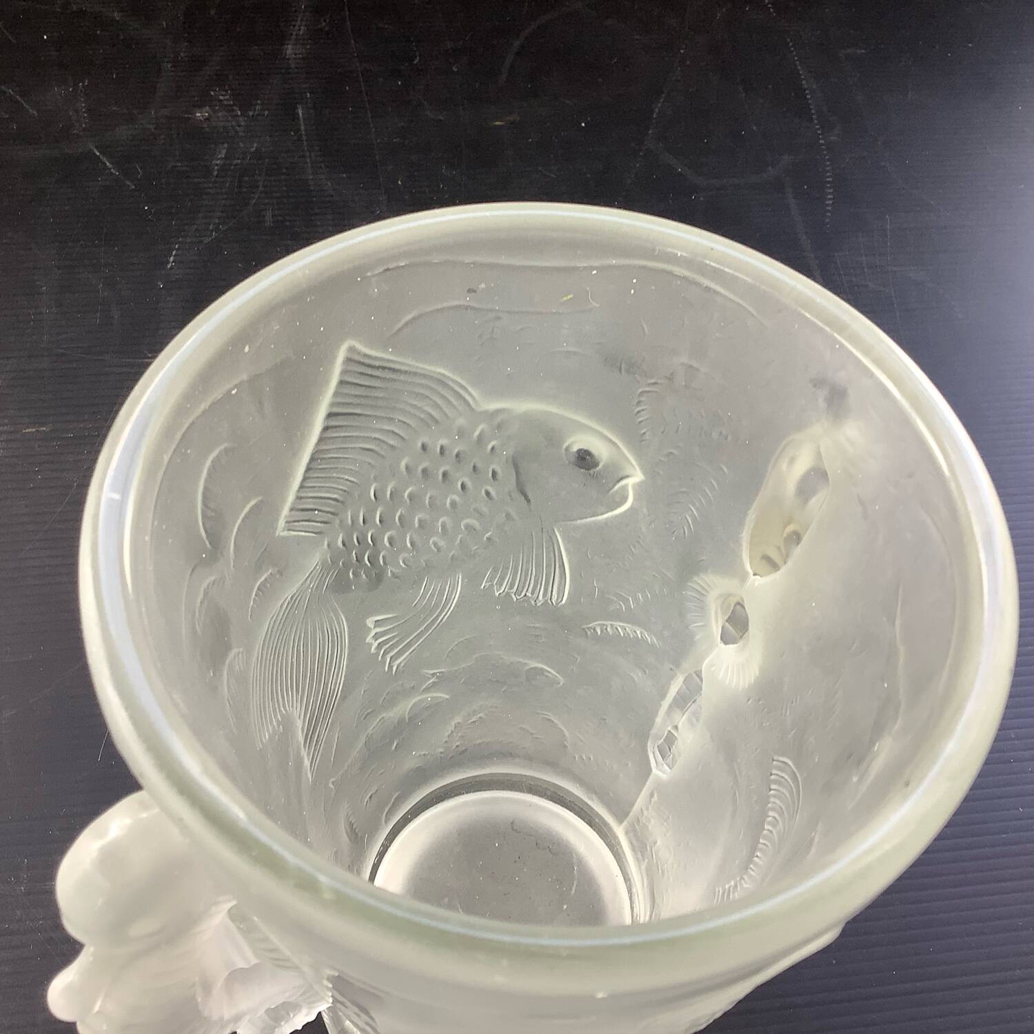 Barolac Vase hippocampe Josef Inwald Barolac Bohème Art Déco 1930 Verr