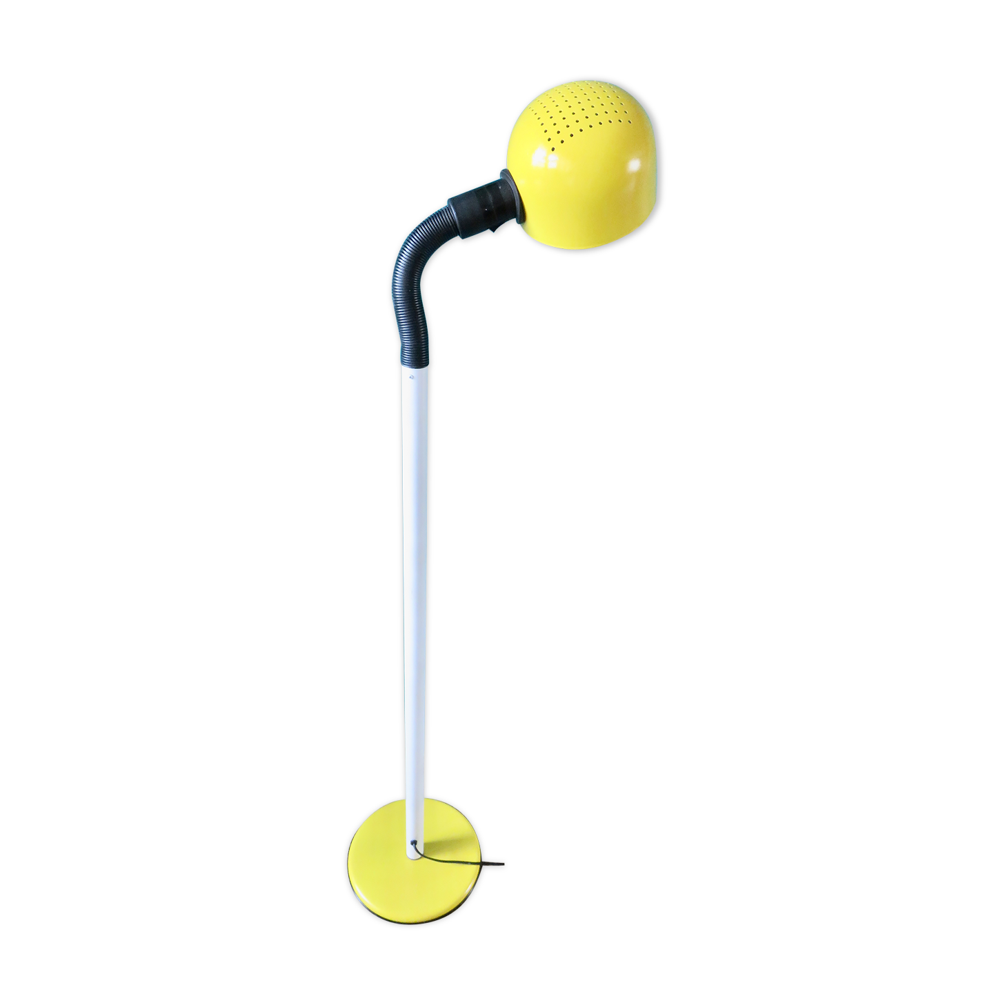 Space lamp yellow and white sweden 1970