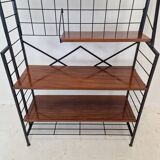 Italian Free Standing Teak Shelving Unit, 1950's