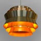 Pendant light "Trava" by Carl Thore for Granhaga Metallindustri. Sweden 1970s.