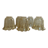 5 Lustre Tulipe en Verre