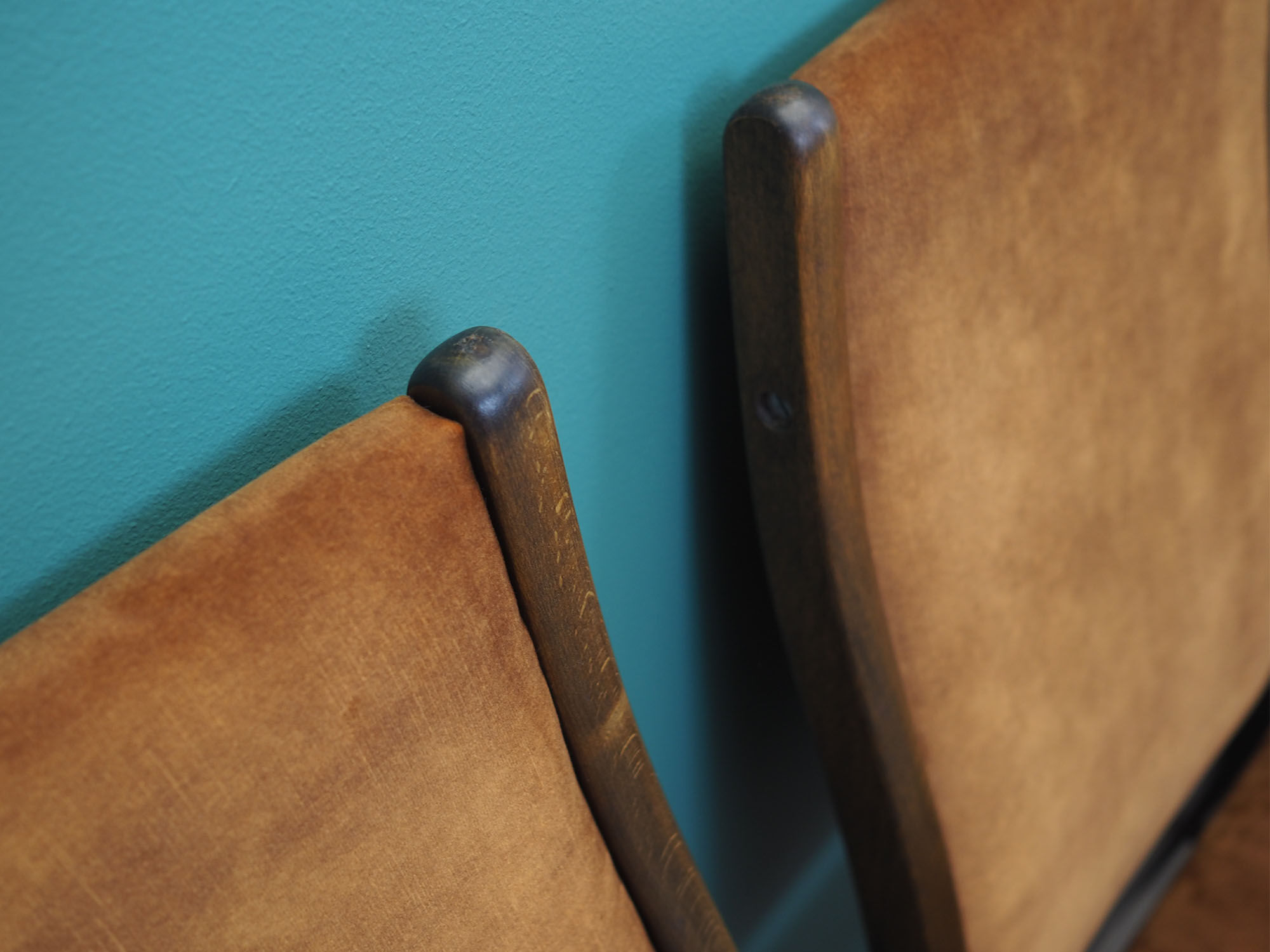 Ensemble de six chaises en hêtre, design danois, années 60, production: Danemark