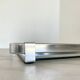 Aluminium and chrome plateau MB Italy 1970s - 45 cm