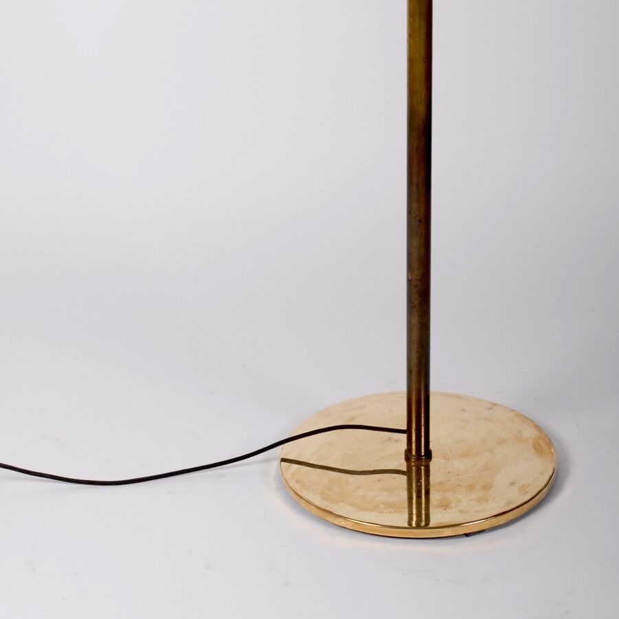 Swedish art deco floor lamp 1930s bronze patinated brass