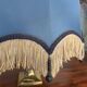 Vintage fringed lampshade 27cm