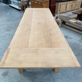 Farmhouse table with oak extensions