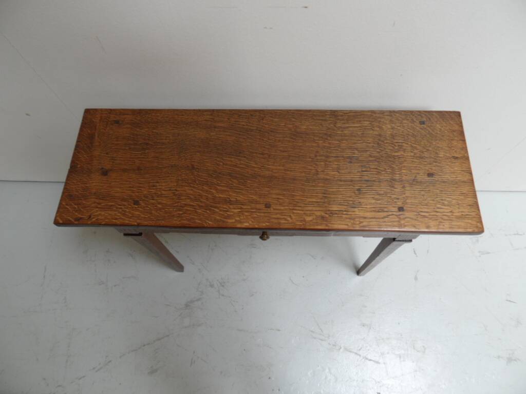 Antique oak sidetable