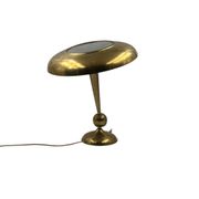 Oscar Torlasco, mod. 143 brass table / desk lamp, Prod. Lumi, Italy 1950s