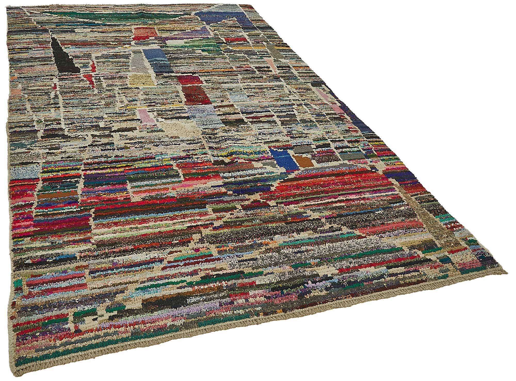 Handwoven Turkish Recycled Boho Rug 170 cm x 266 cm