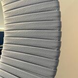 Poltrona Frau pleated leather mirror