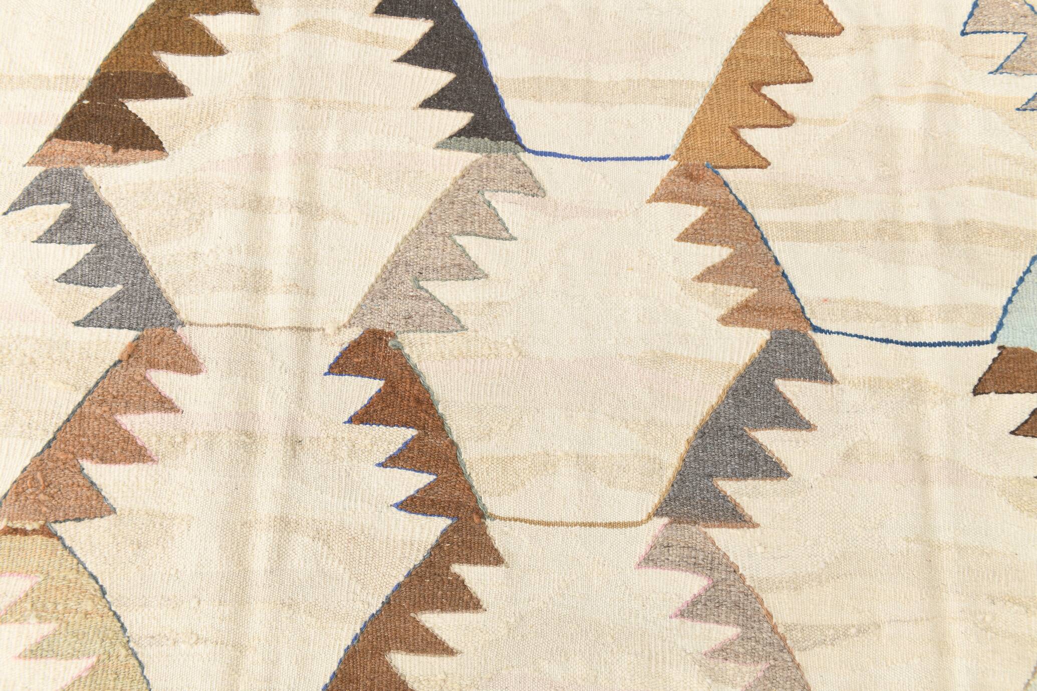 9x12 Rare Orientel Vintage Kilim Rug, 268x356Cm