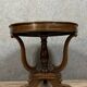 Lombard table from the Empire period in mahogany and brass trim circa 1820