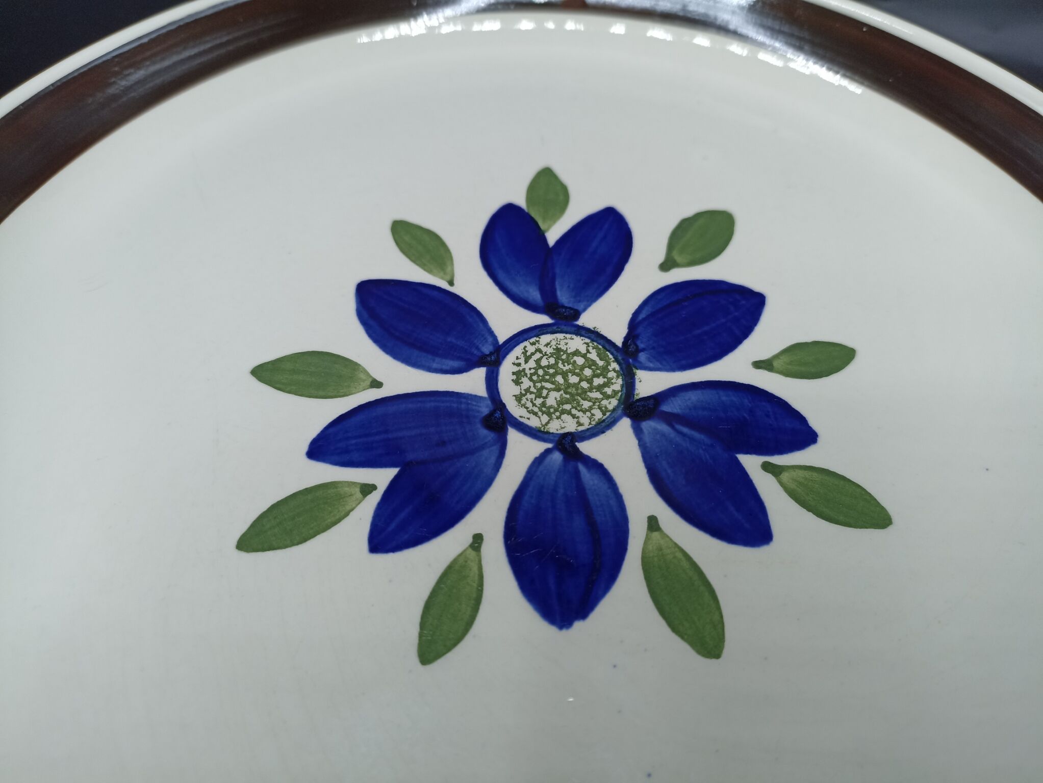 5 mismatched plates Digoin-Sarreguemines