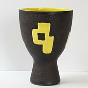 Vase vintage diabolo Elchinger 1950