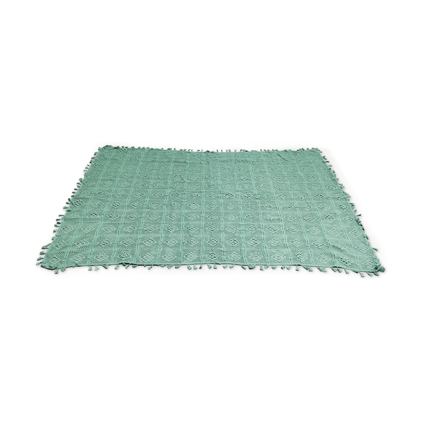 Fully embroidered scandinavian design tablecloth