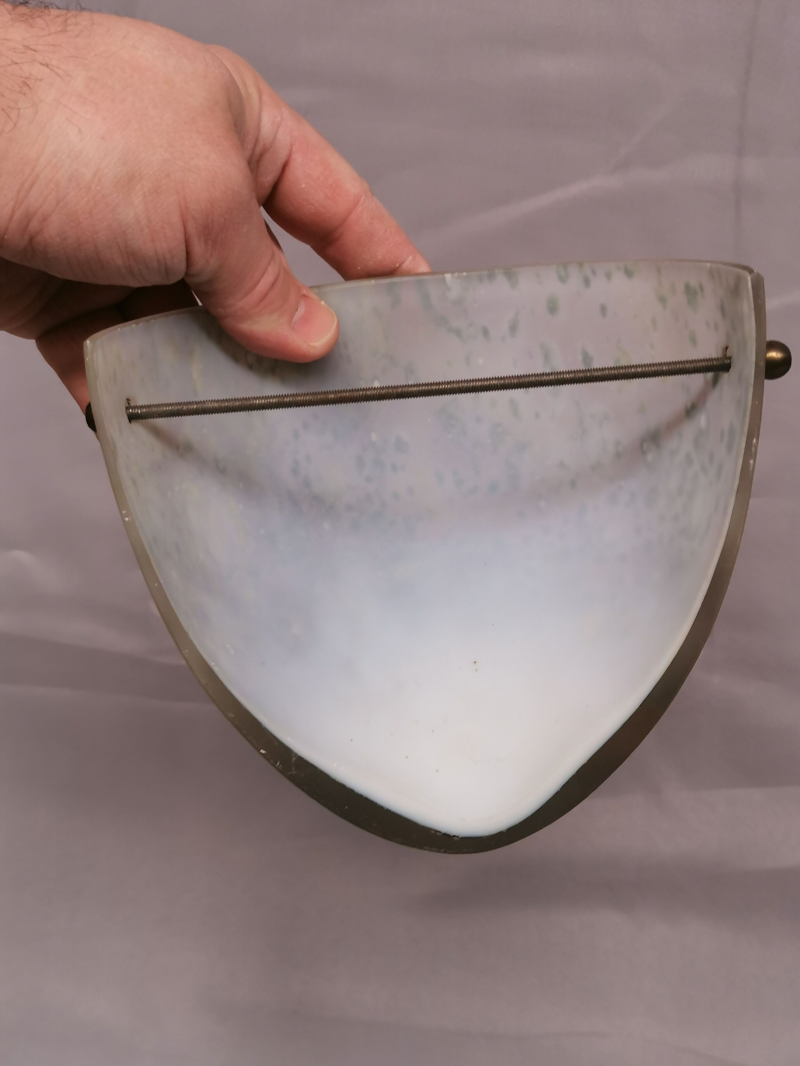 Beautiful Glass Pate Wall Lamp