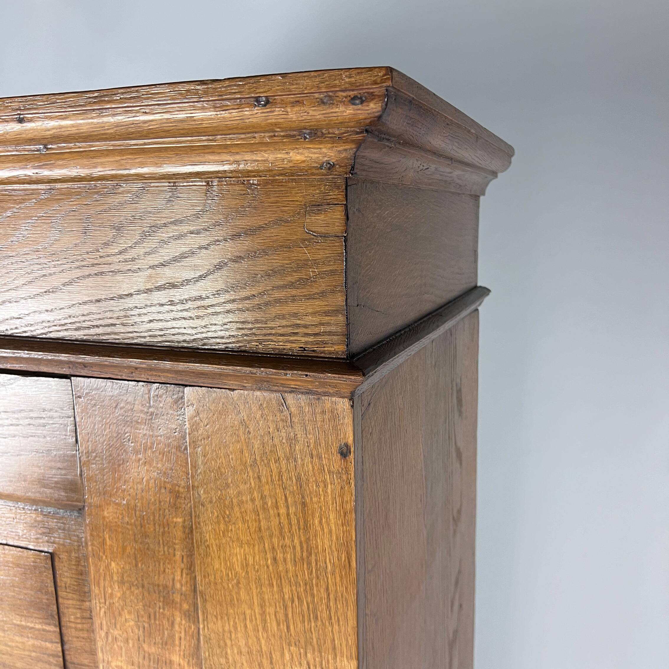 Dutch Antique Oak Cabinet, 1800s