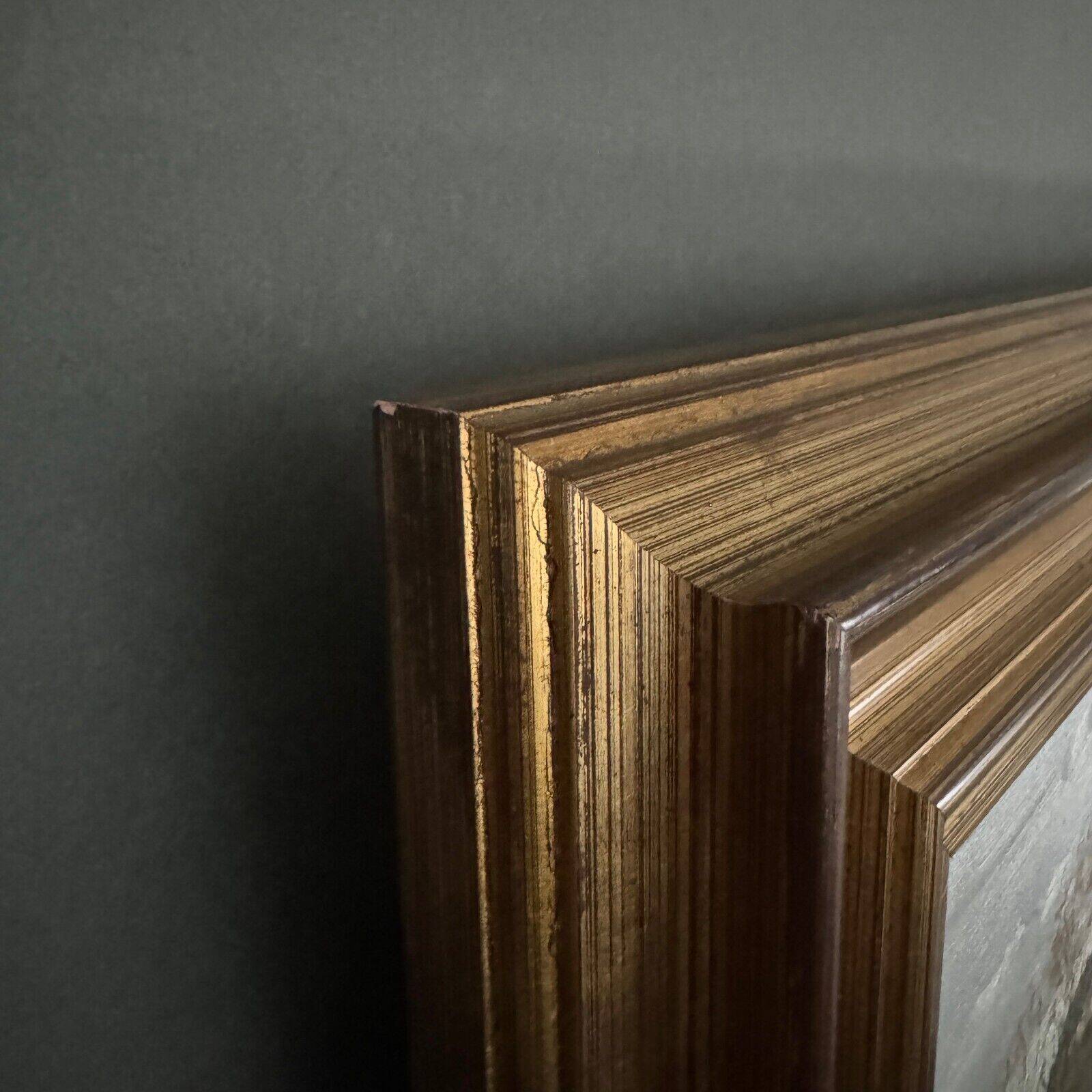 Oil on canvas by C. Theron Cordes-sur-Ciel Tarn 1991